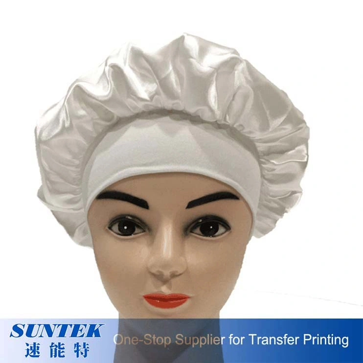 Women Drawstring Sublimation Hair Bonnets Blank